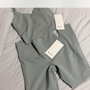 lululemon athletica Light Gray Women's matching set